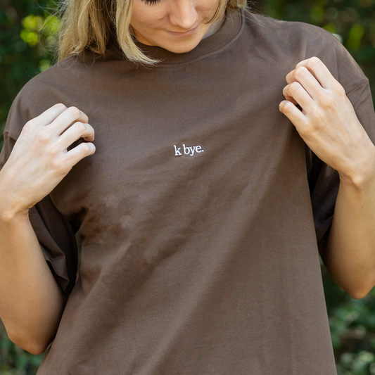 'K Bye' Box Fit T-Shirt