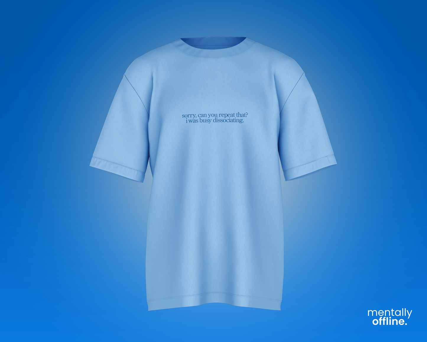 'Busy Dissociating' Box Fit T-Shirt