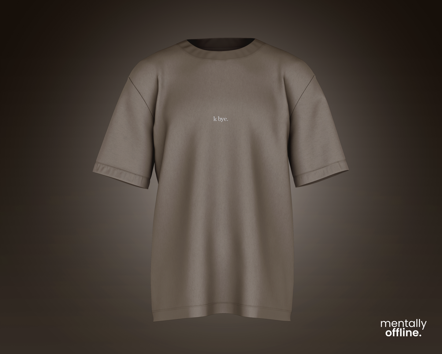 'K Bye' Box Fit T-Shirt
