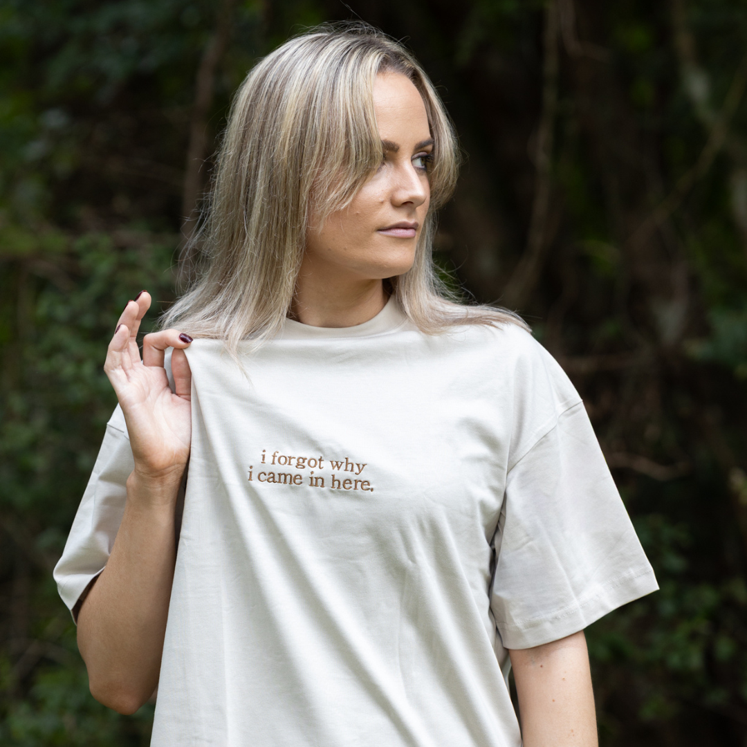 'I Forgot Why I Came In Here' Box Fit T-Shirt