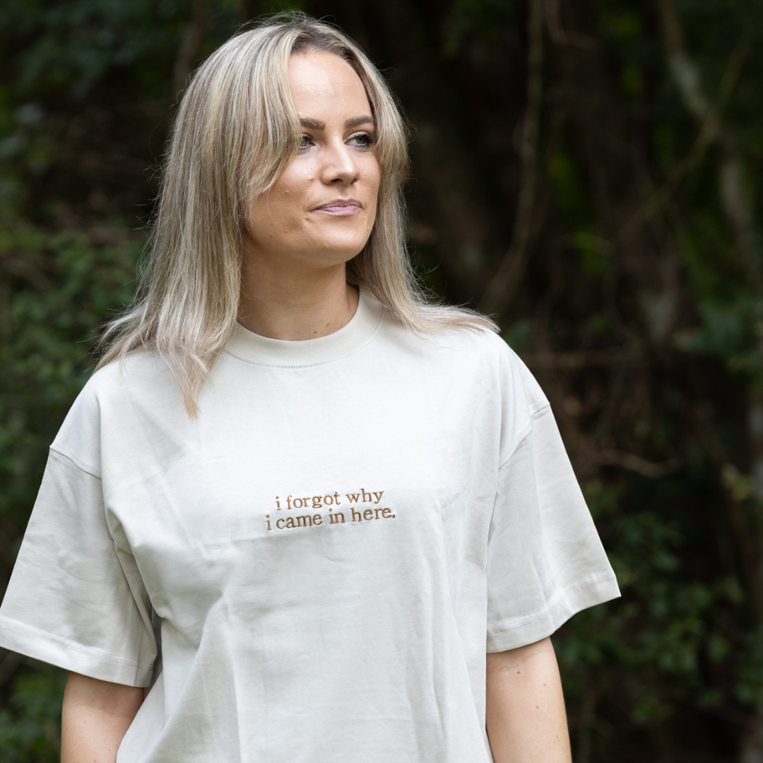 'I Forgot Why I Came In Here' Box Fit T-Shirt