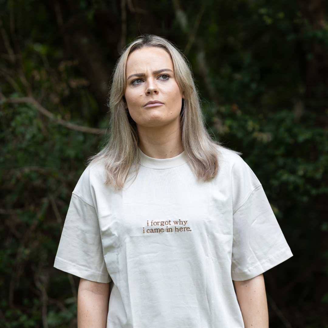 'I Forgot Why I Came In Here' Box Fit T-Shirt