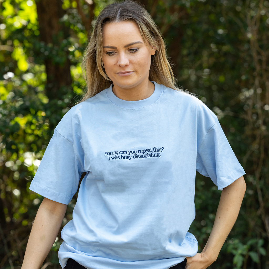 'Busy Dissociating' Box Fit T-Shirt