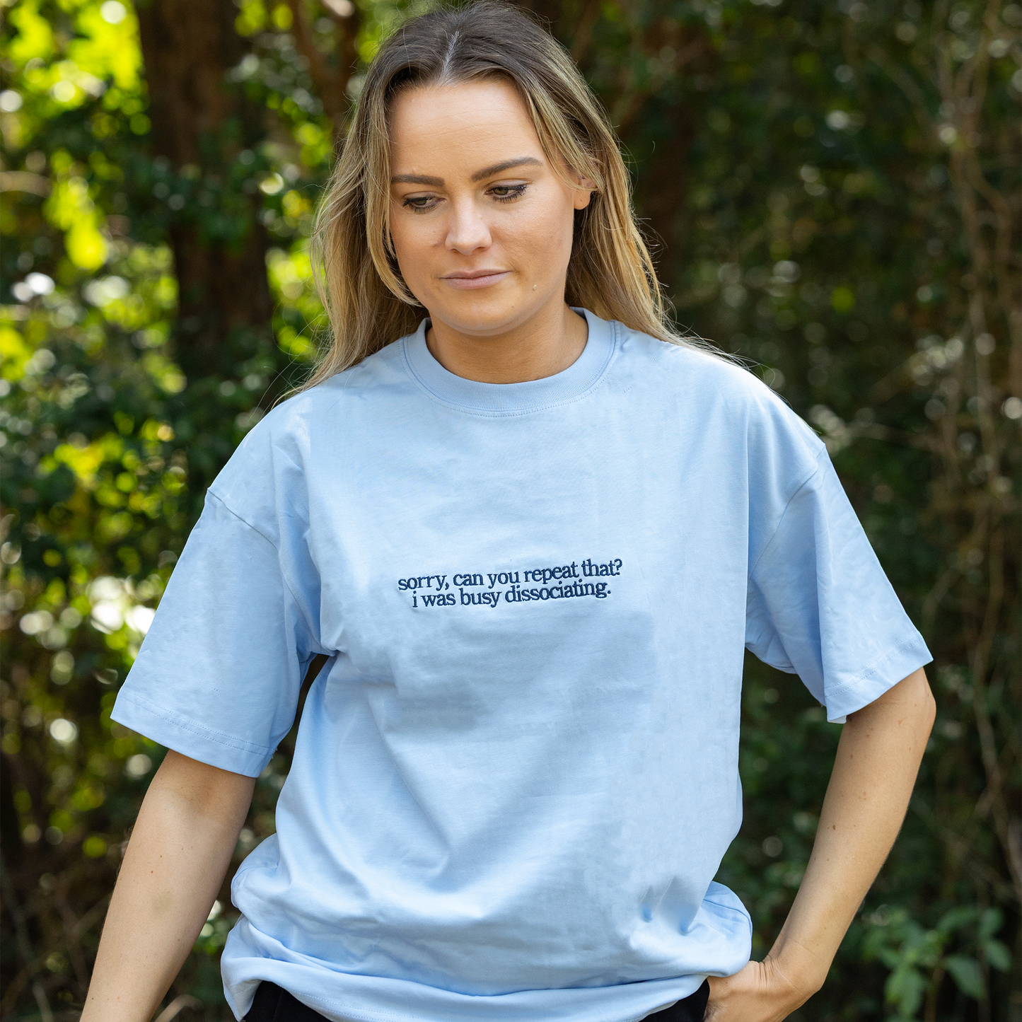 'Busy Dissociating' Box Fit T-Shirt