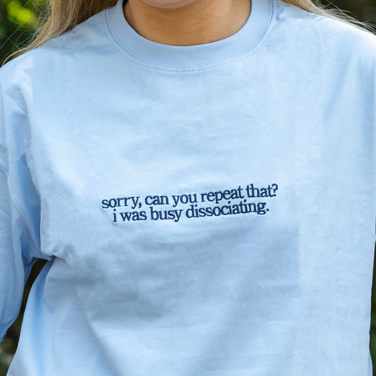 'Busy Dissociating' Box Fit T-Shirt