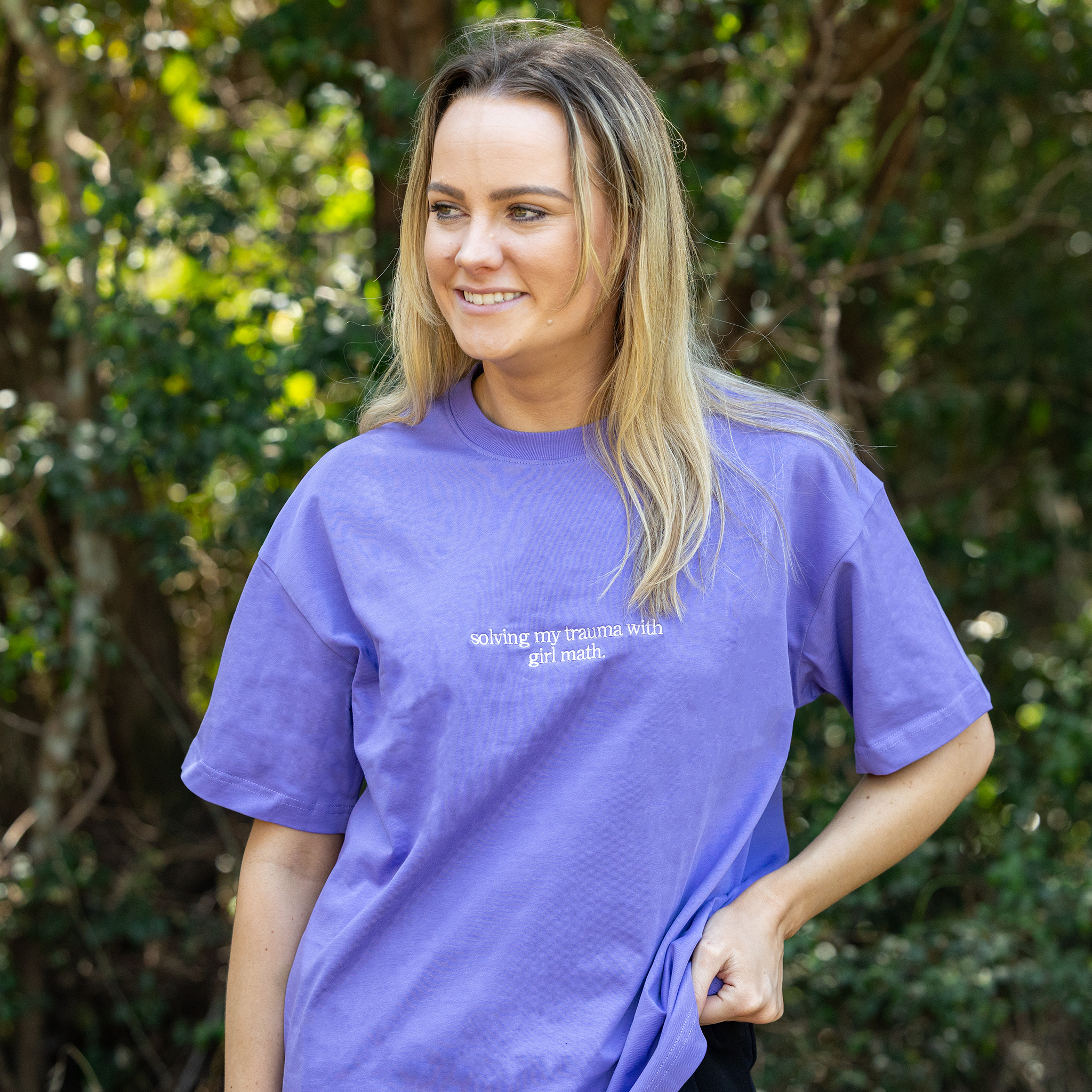 'Girl Math' Box Fit T-Shirt