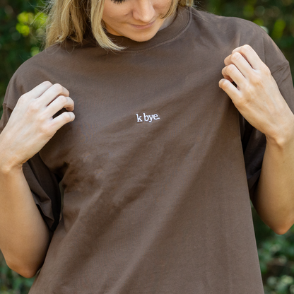 'K Bye' Box Fit T-Shirt