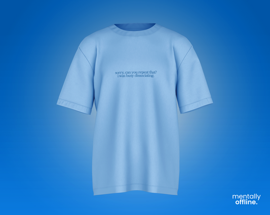 'Busy Dissociating' Box Fit T-Shirt