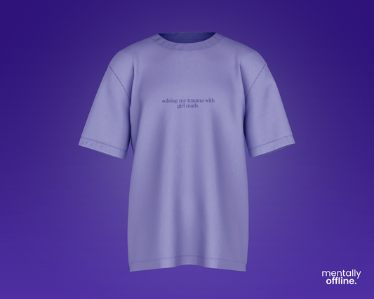 'Girl Math' Box Fit T-Shirt