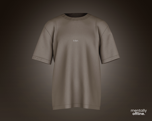 'K Bye' Box Fit T-Shirt